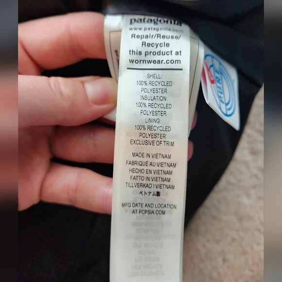 PATAGONIA Nano Puffer Vest primaloft Women's NWOT black Medium - Picture 6 of 10